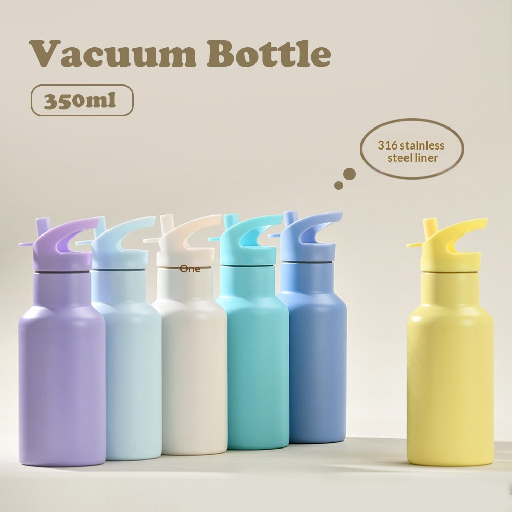 Double Wall Stainless Steel Sports Water Bottle 350ml - Insulated, Portable, Eco-Friendly Drinkware