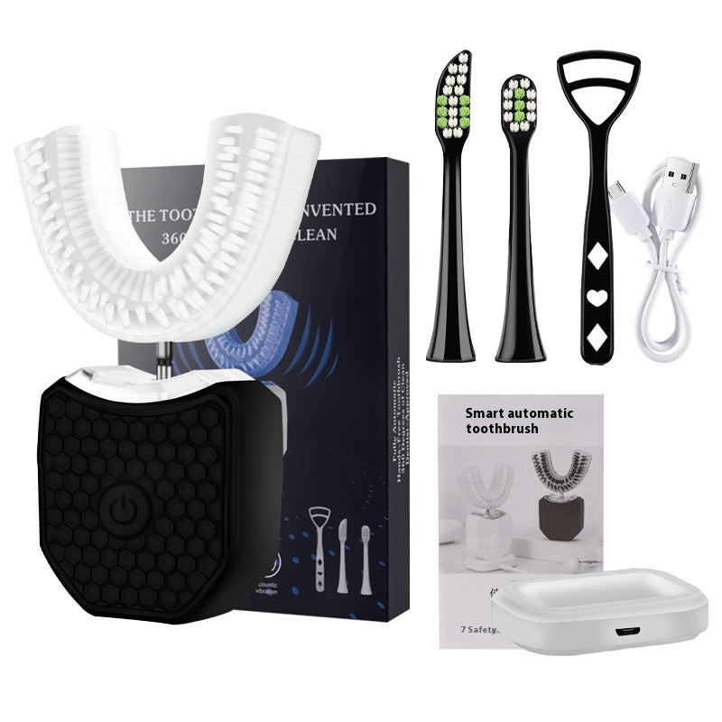 Waterproof Soft Fur Ultrasonic Dental Cleaning Device with 3 Gear Modes