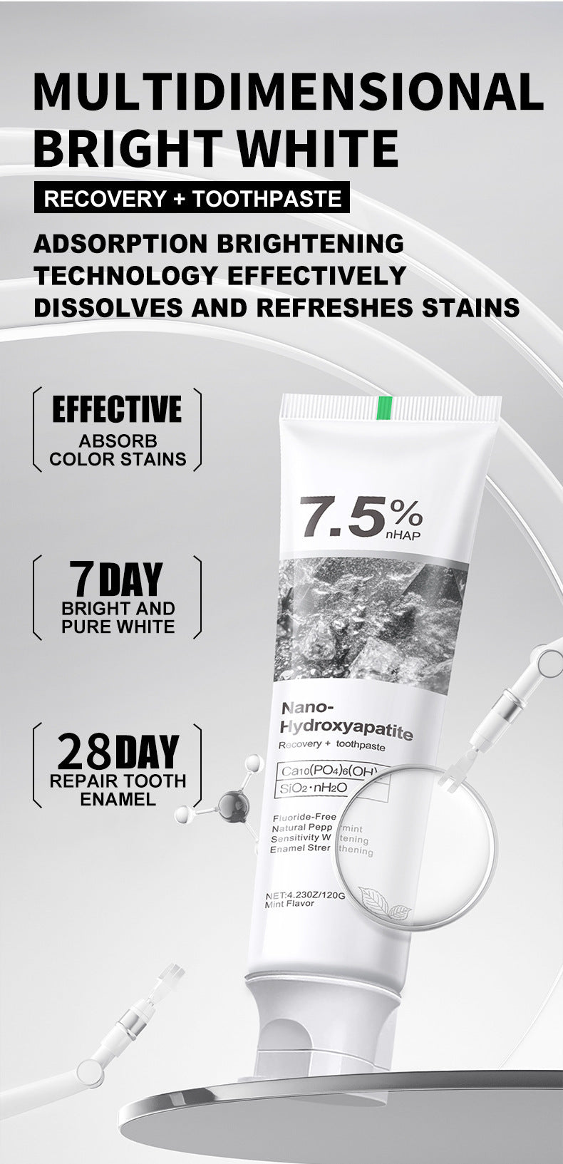 7.5% Toothpaste, 120g