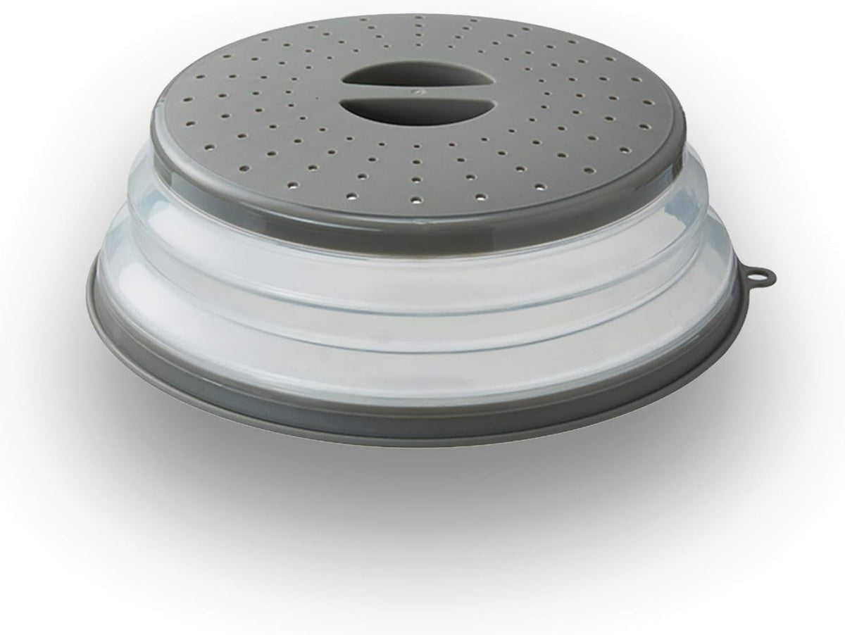 Microwave Splatter Cover Vented Food Guard with Hook Hole - Kitchen Gadget