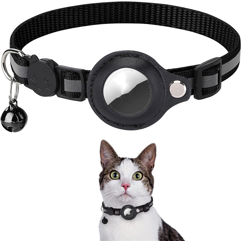 Reflective Waterproof Pet Collar Case for Airtag - Dog & Cat Nylon Accessory