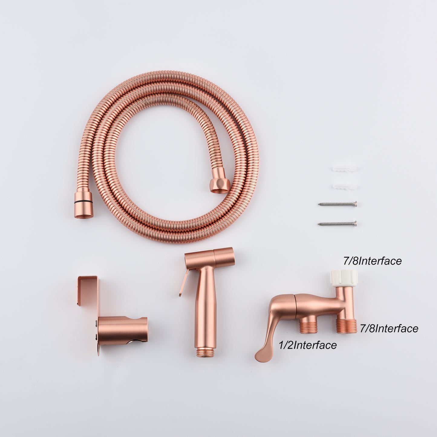 Pet Bathing Spray Gun Kit Rose Gold - Handheld Toilet & Pet Shower