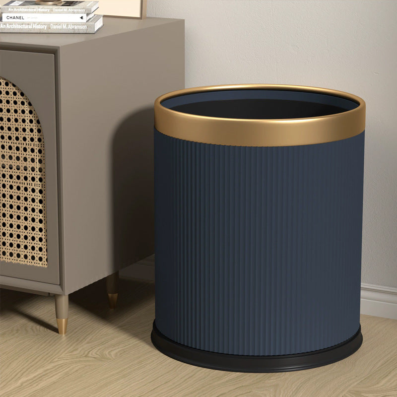 Uncovered Large Capacity Trash Can with Thickened Design for Home Kitchen