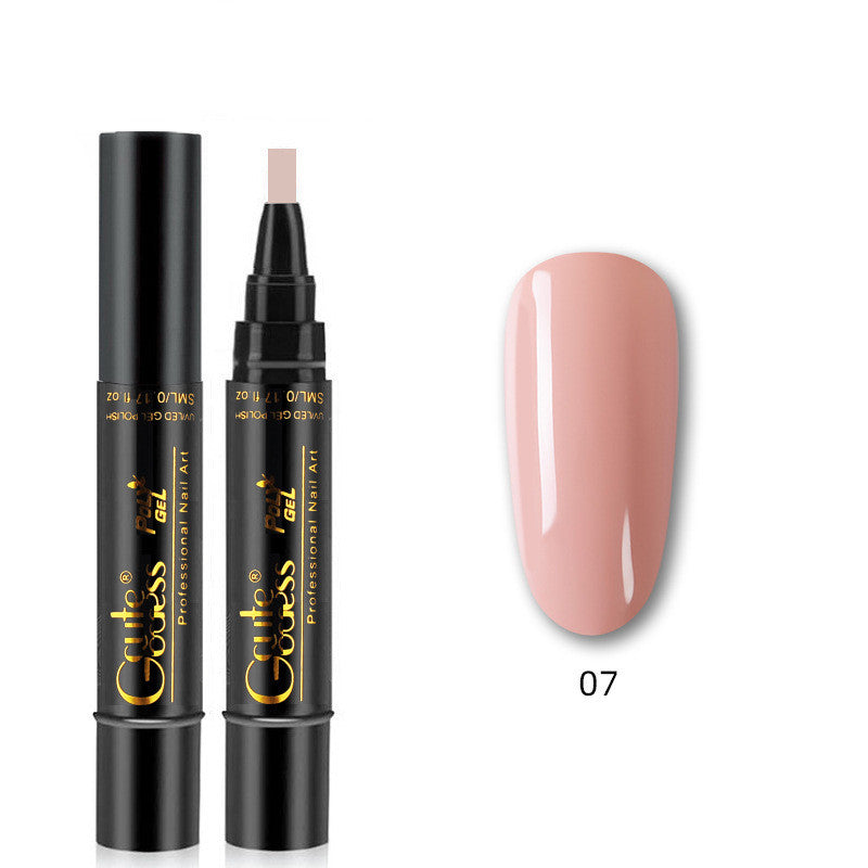 3-in-1 Magnetic Nail Art Pen - Quick-Dry Gel for French & Water Ripple Effects