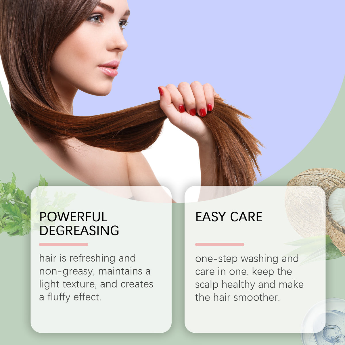Nettle Grass Shampoo Improves Scalp Cleaning