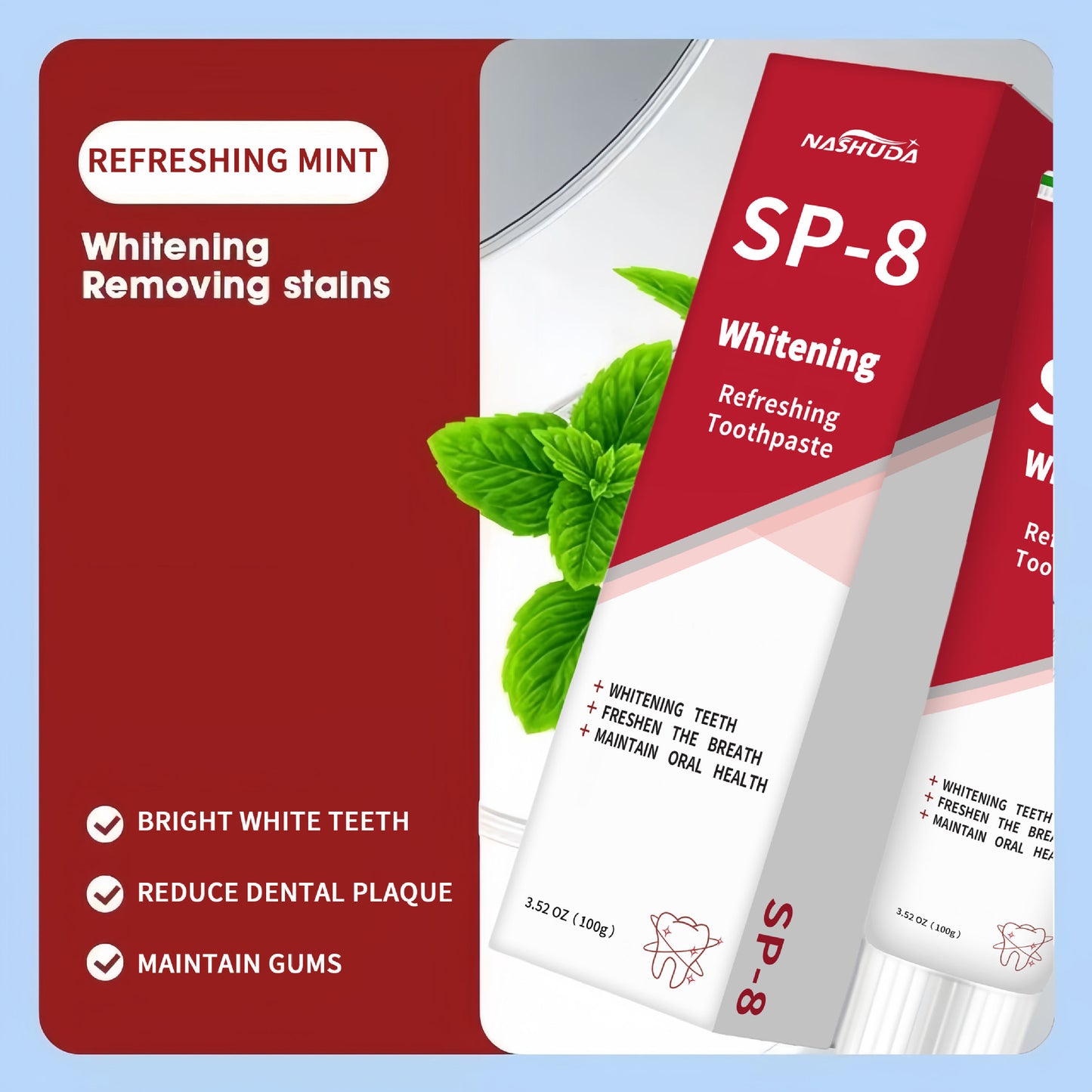 Probiotics Toothpaste for Stain Removal & Fresh Breath - 1-3 Pack