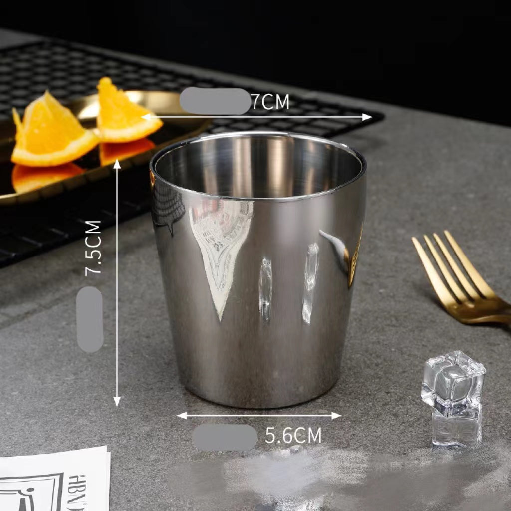 Stainless Steel Children's Water Cup with Double Layer Insulation - Multiple Colors