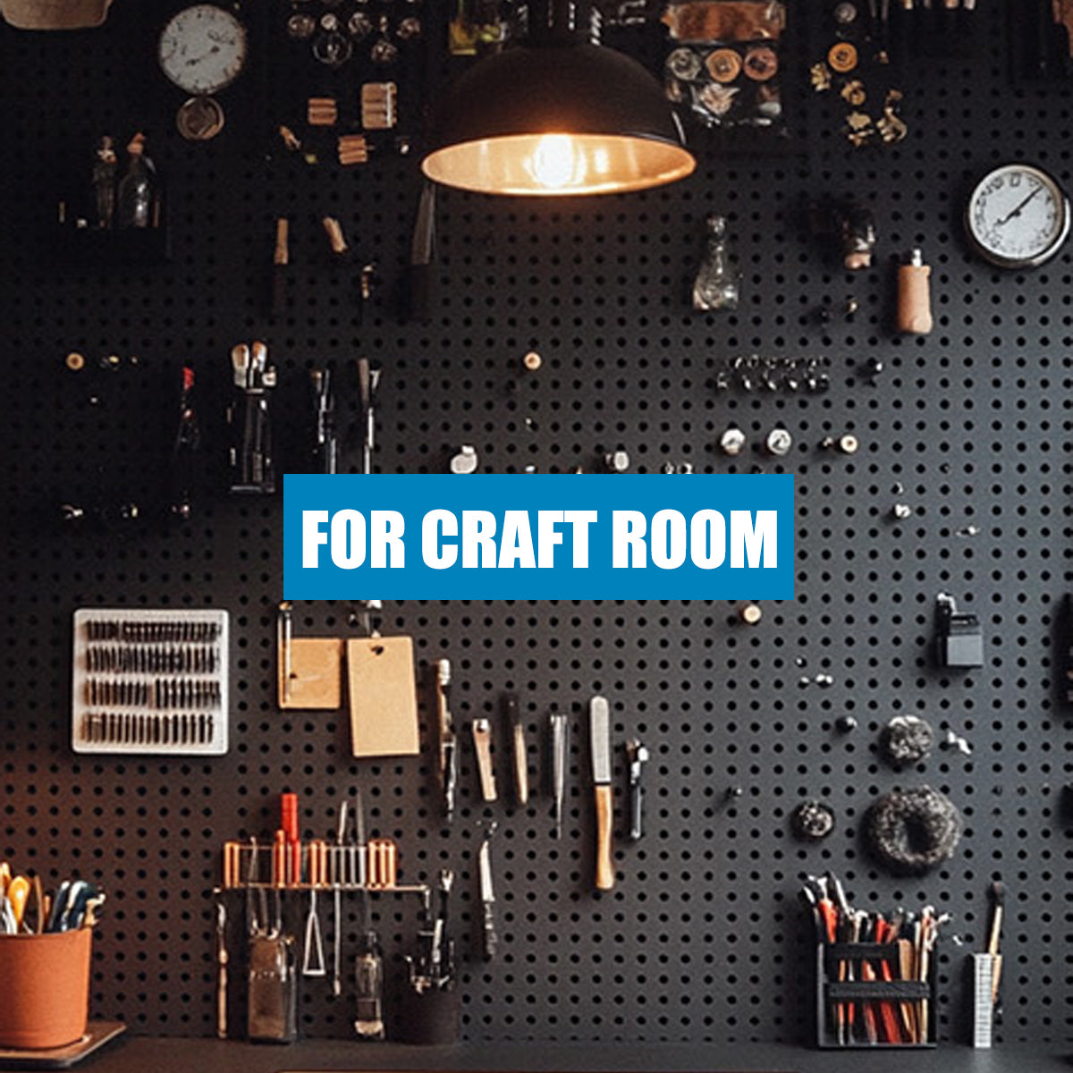 108-Piece Wall Management Kit with Pegboard and Hooks for Garage Storage