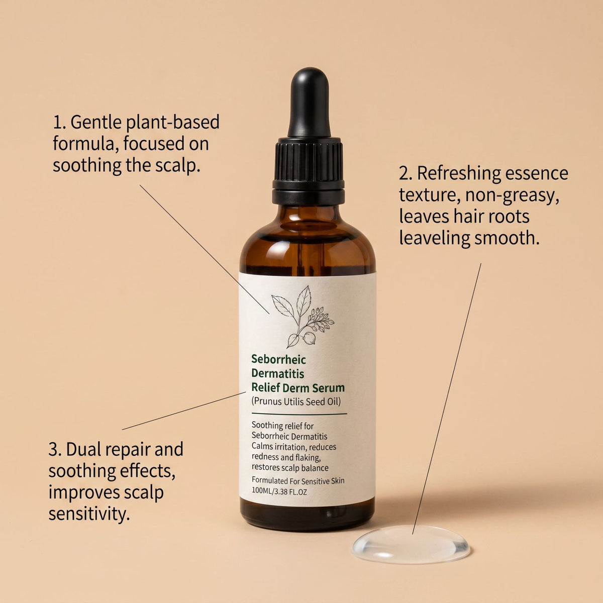 Scalp Extraction and Soothing Gel - 100ml Hair & Scalp Care Tool