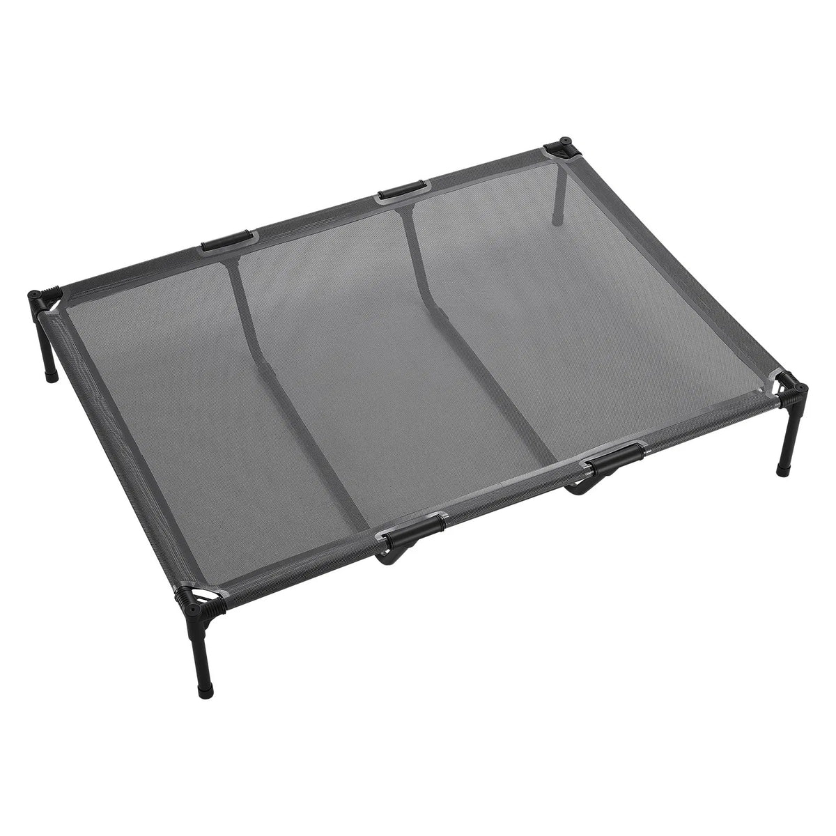 Large Elevated Dog Bed with Steel Frame & Breathable Mesh - Indoor & Outdoor
