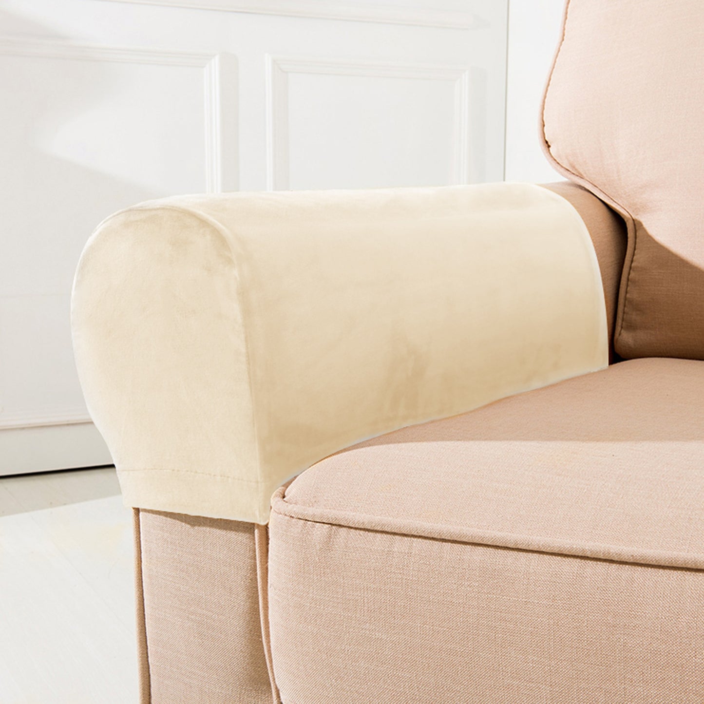 Velvet Sofa Hand Rail Cover 2-Piece All-Inclusive Protective Slipcover