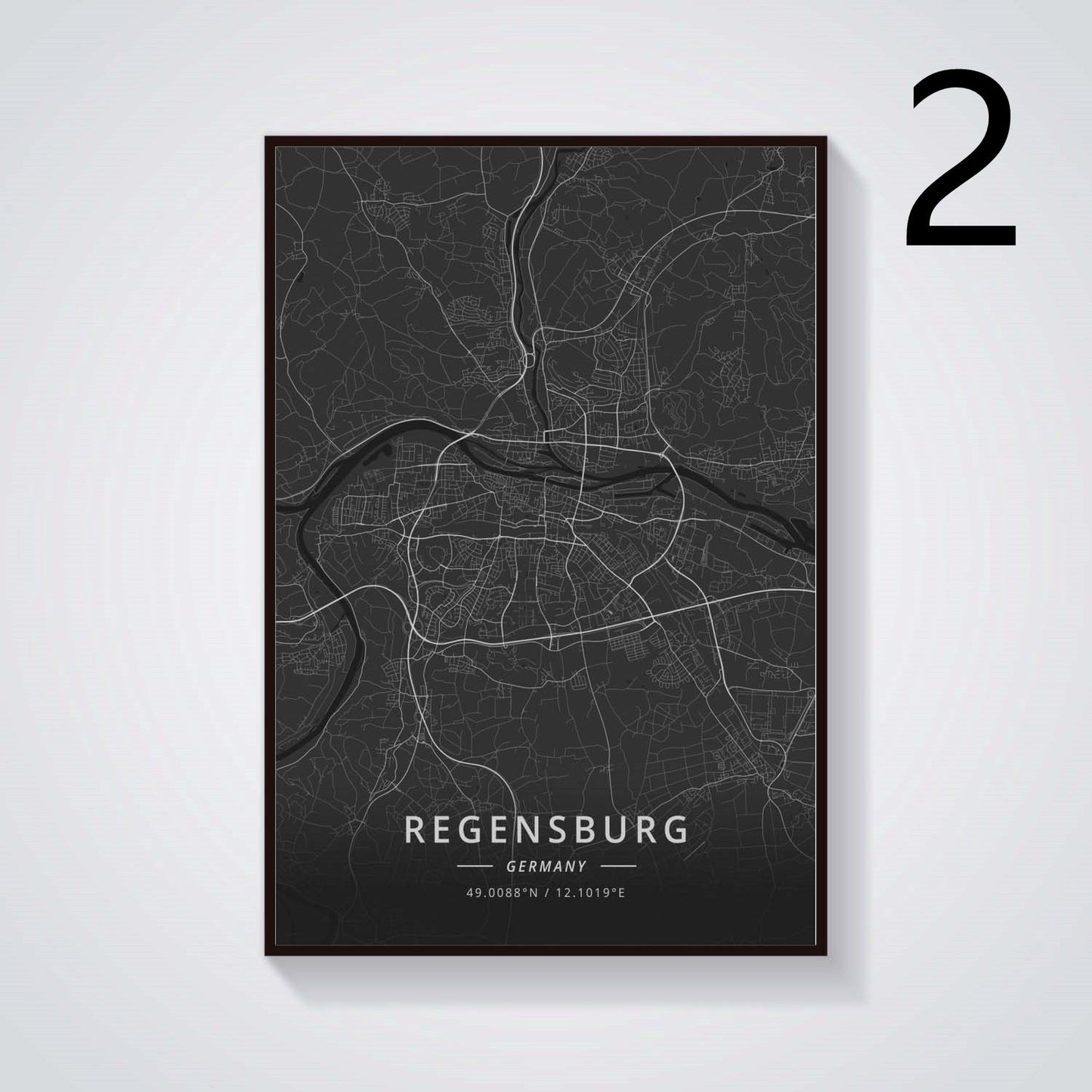 German City Decoration Poster Canvas Painting for Home Art