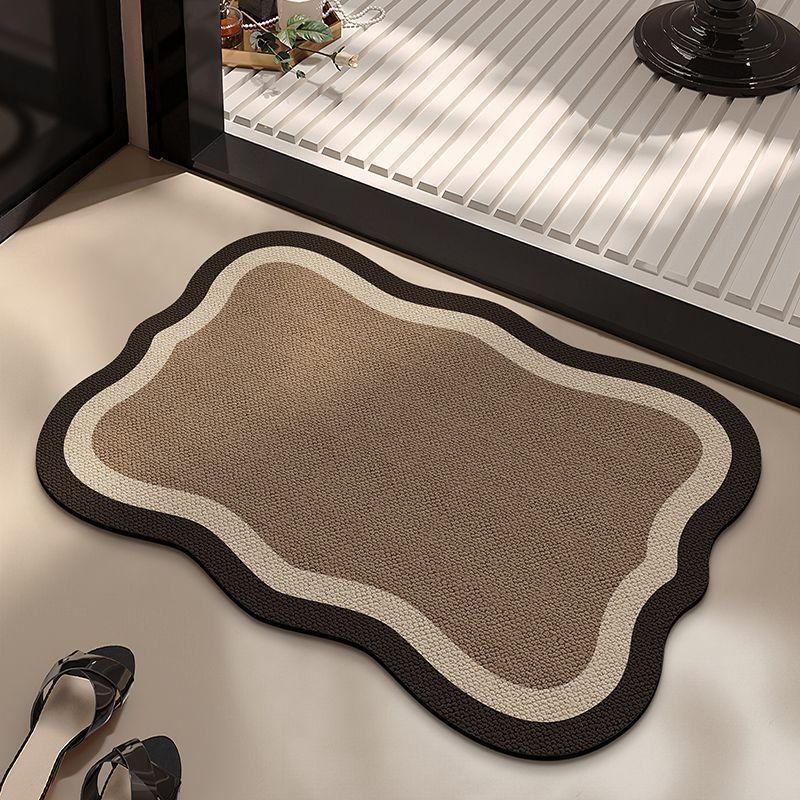 Water-Absorbent Non-Slip Quick-Drying Shower Mat for Home Bathroom