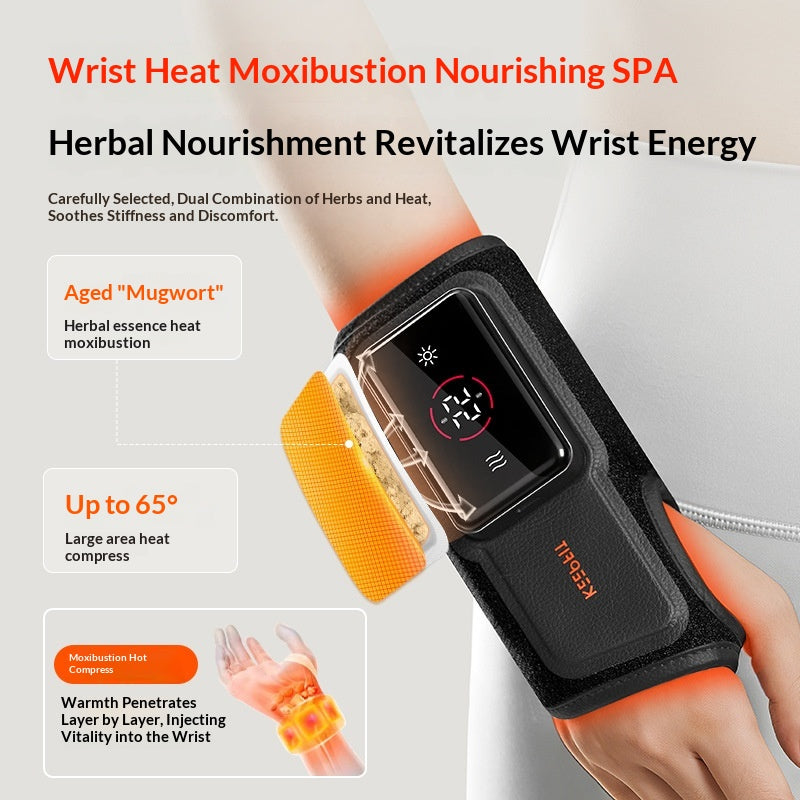 Electric Heated Wrist Massage Bracelet – Infrared Thermal Compress