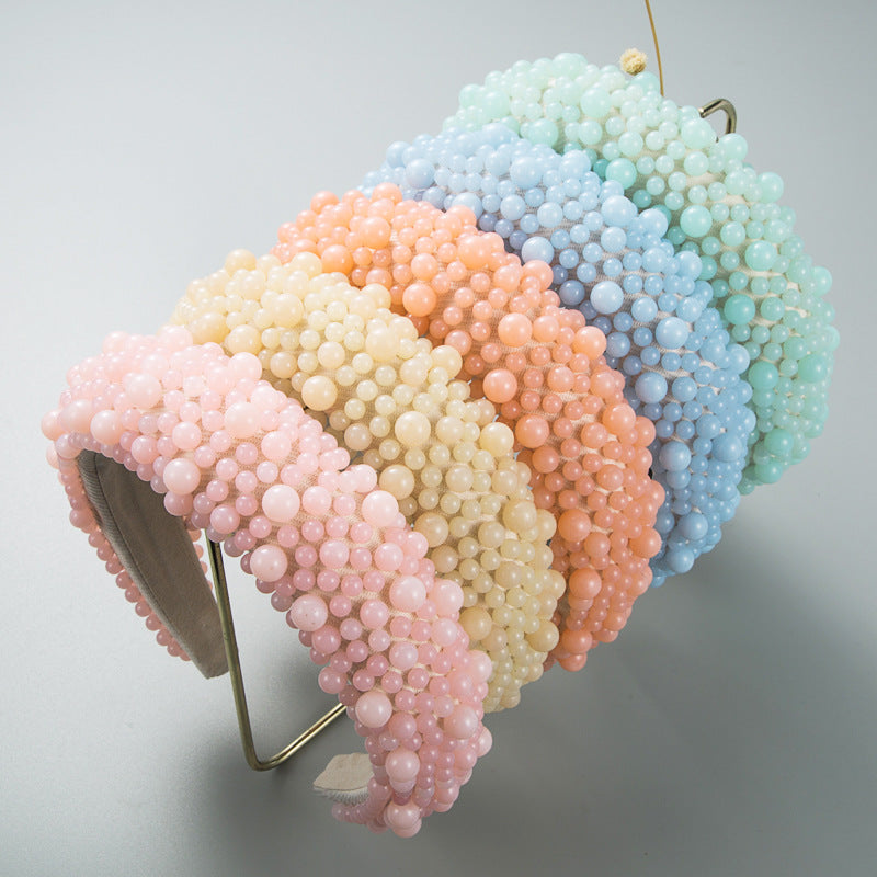 Beaded Pearl Headband Fashion Hair Accessory