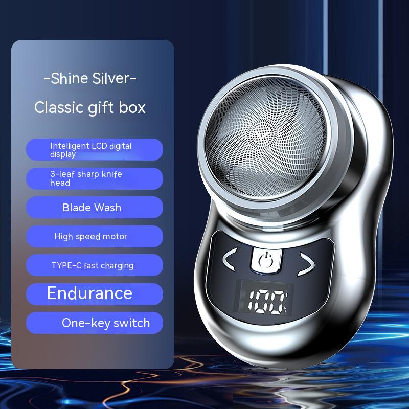Men's Electric Shaver - USB Rechargeable Compact Razor
