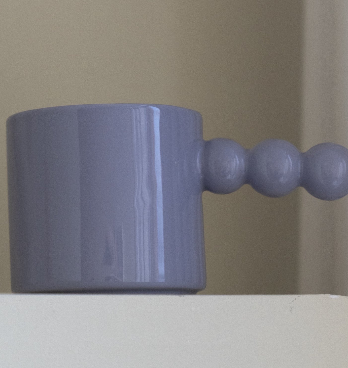 Colorful Ceramic Coffee Mug - Nordic Style Double-Color Bead Cup