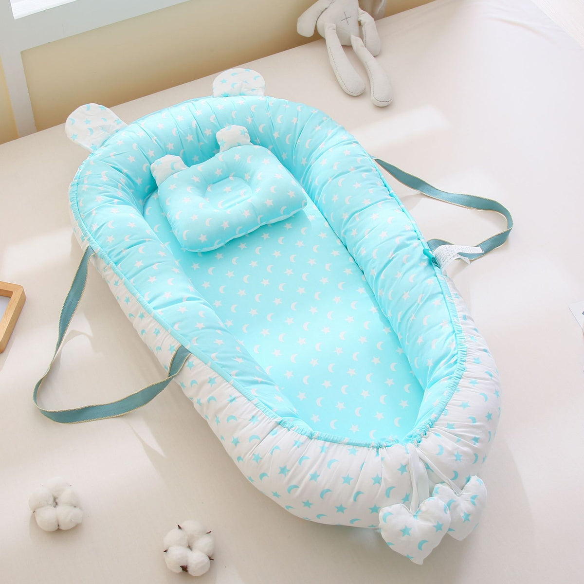 Portable Baby Crib Carry Bag - Foldable Travel Storage for Nursery