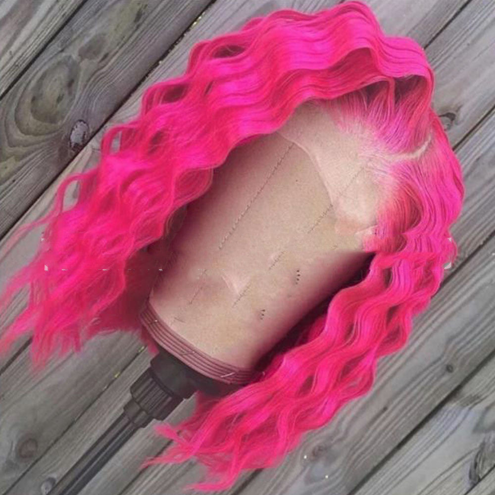 Fashion Short Curly Lace Front Wig for Women - Multi-Color Synthetic Hairpiece
