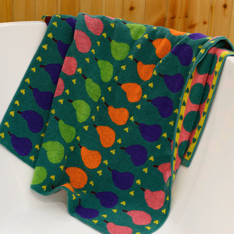 Cotton Bath Wrap Towel - Absorbent Household Spa Size & Color Options