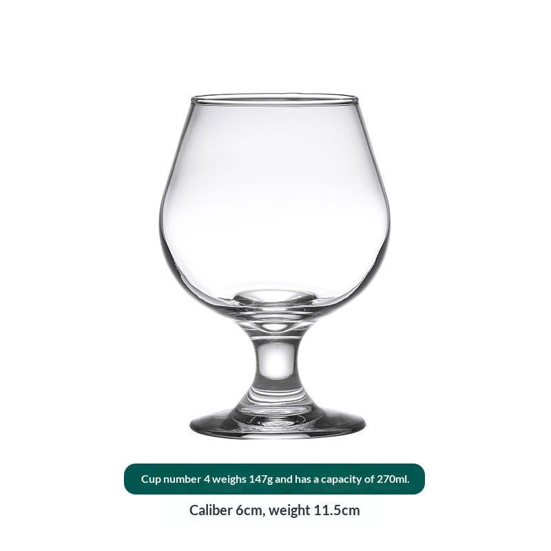 Short-Stemmed Wine Glass Set - Multiple Sizes & Quantities for Red & Brandy
