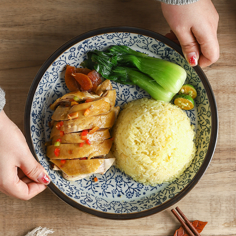 10-Inch Commercial Ceramic Dinner Plate for Restaurant & Home Use