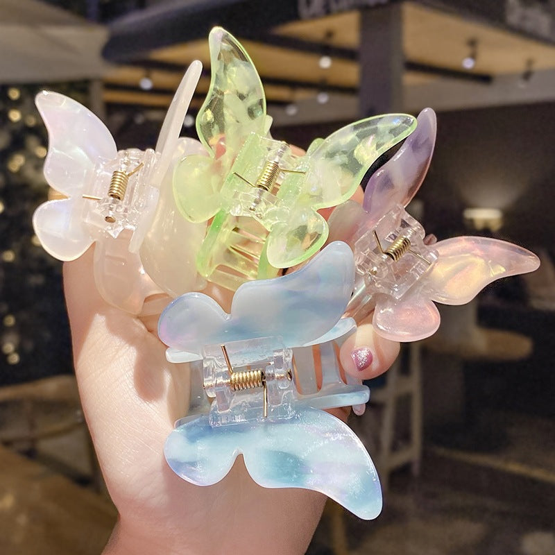 Butterfly Hair Clip Claw Catch - Multiple Colors