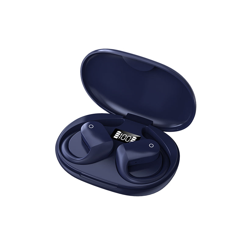 Open Ear Bluetooth Wireless Headphones with Built-in Mic - Ergonomic for Running & Fitness
