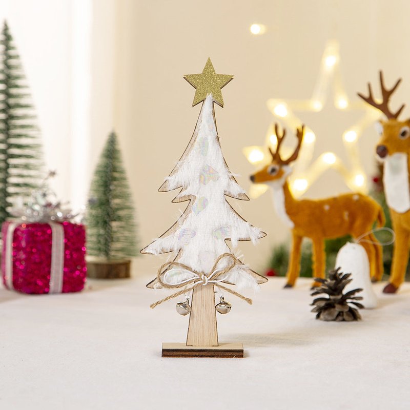 Decorative Christmas Wooden Ornaments Set - Unspecified Variants