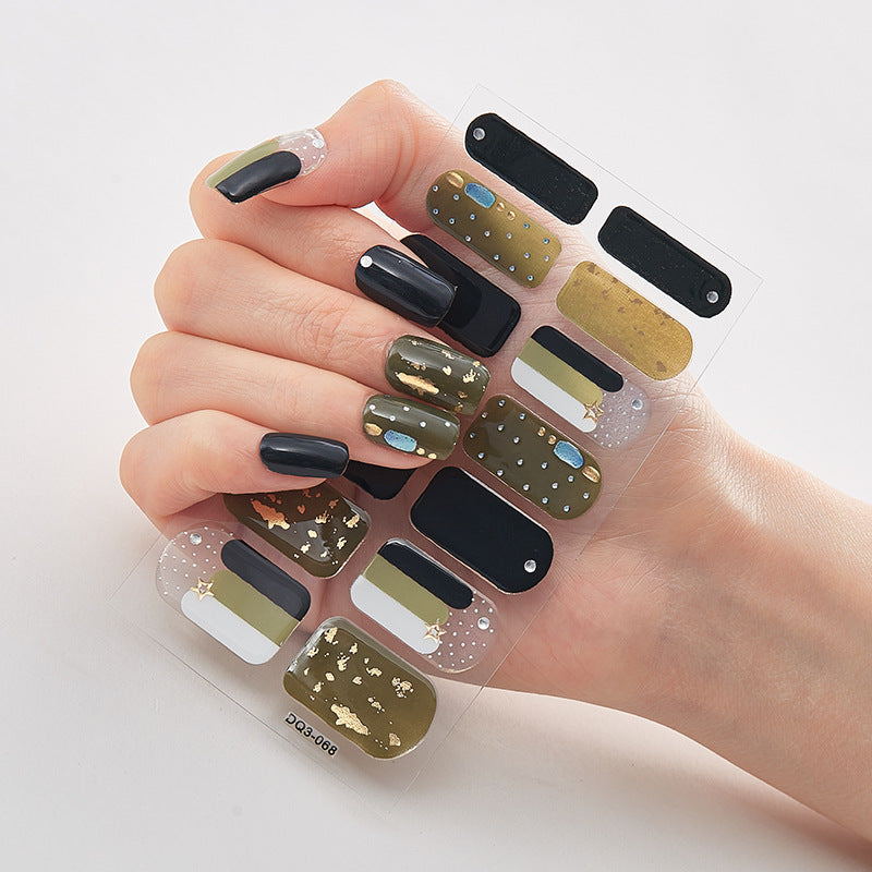 Laser Nail Polish Film Stickers Butterfly Pattern Nail Art Decals