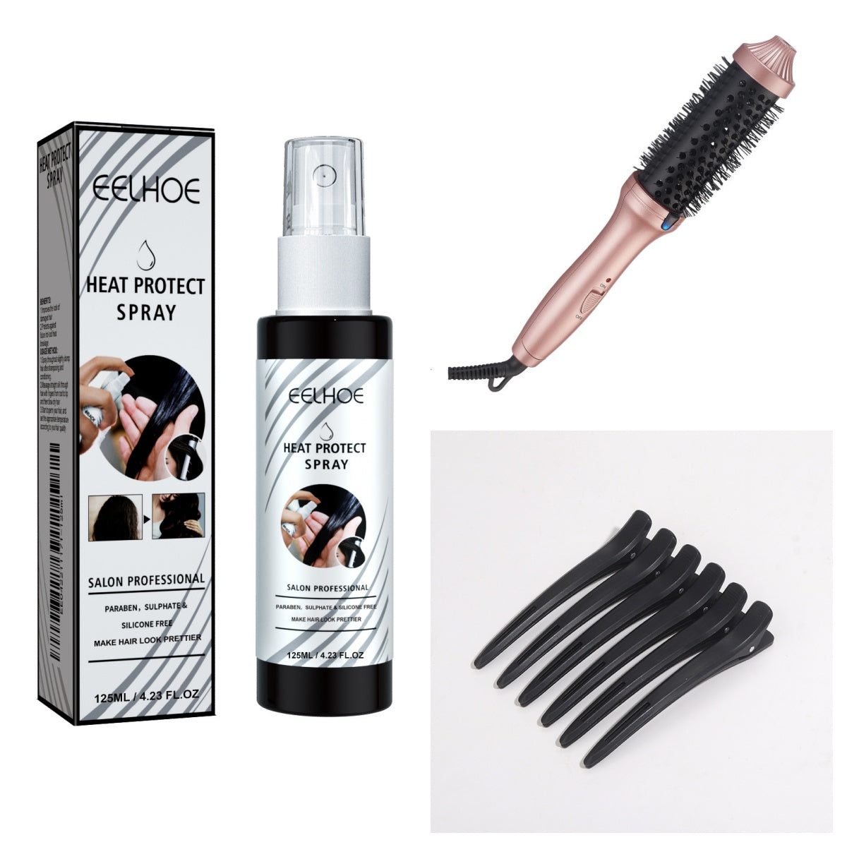 Electric Hair Comb for Long & Short Hair Maintenance - Curling & Styling Tool