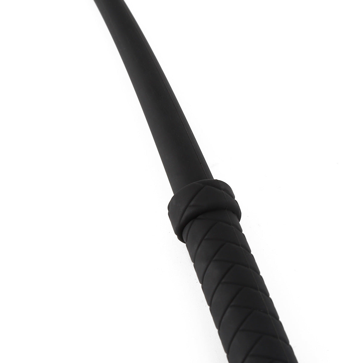 Silica Gel Whip Training Tool for Adults - Black Silicone Adult Supplies