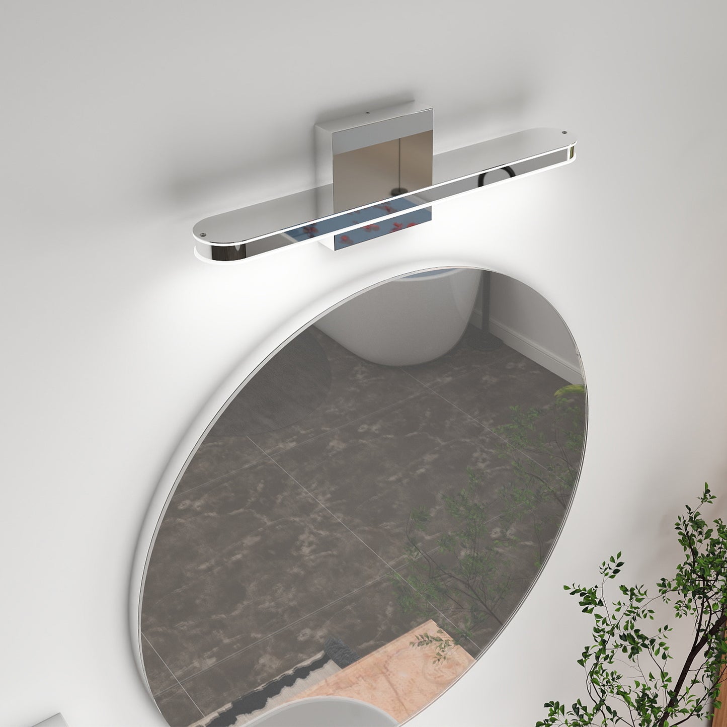 16-Inch Dimmable LED Bathroom Vanity Light Bar Modern Over Mirror Fixture 6000K