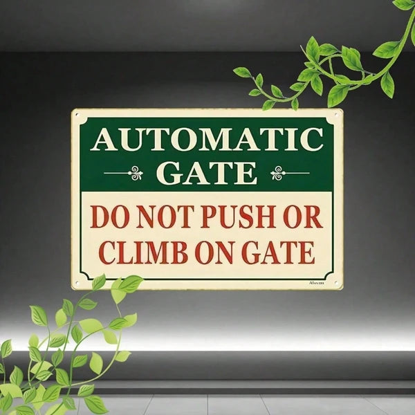 Metal Tin Sign Wall Decoration - 20 cm x 20 cm