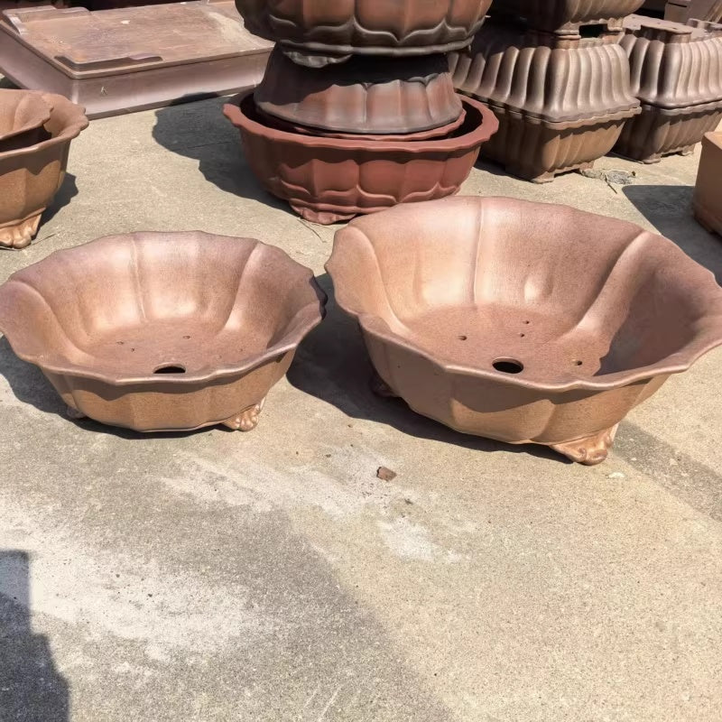 Ceramic Bonsai Pot Large 45cm Diameter Outdoor Plant Container