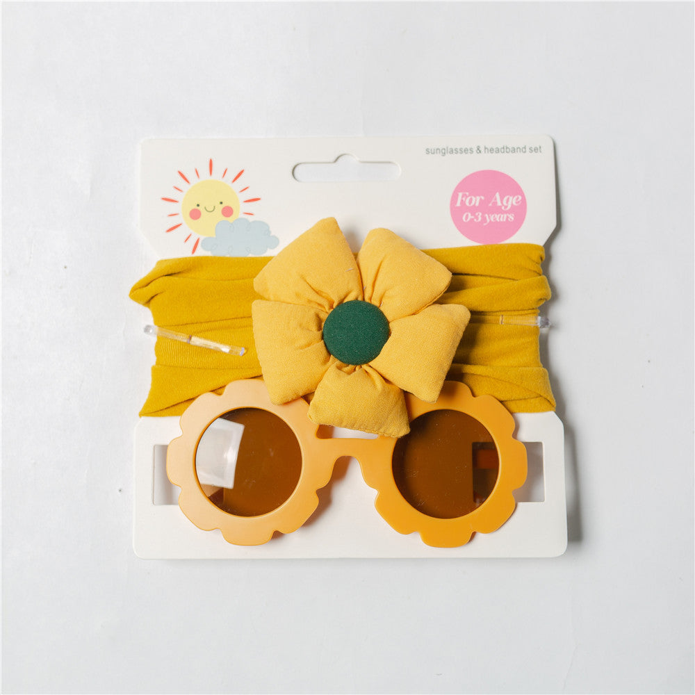 Children's Hair Band Glasses Set - Kids Hair Accessories for 3-6 Years