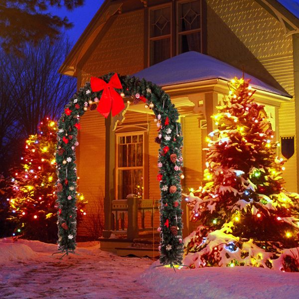 PVC Christmas Arch Decoration - 240x40x265cm
