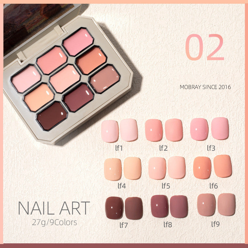 Solid Nail Polish Set - 4 Colors