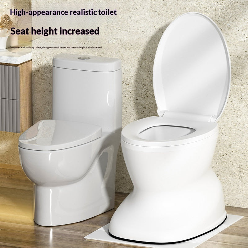 Portable Commode for Elderly & Adults with Limited Mobility - Safe Indoor Use