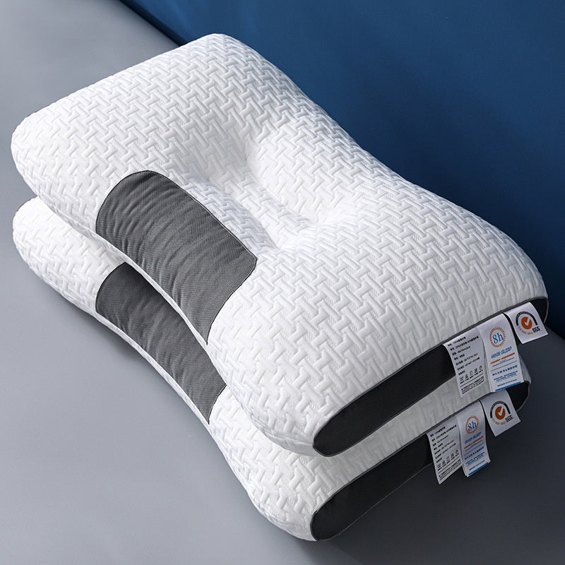 Massage Neck Pillow - Non-Collapse Cotton Pillow for Relaxation & Comfort