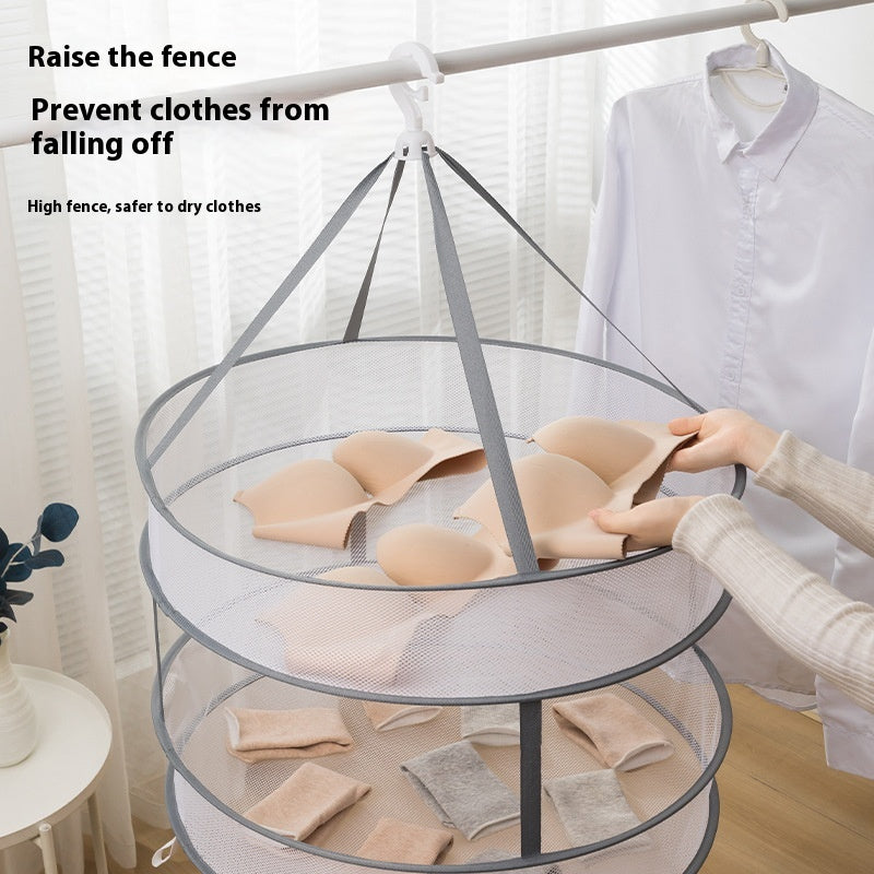 Foldable Large Flat Sweater Storage Basket Anti-Deformation Clothes Organizer