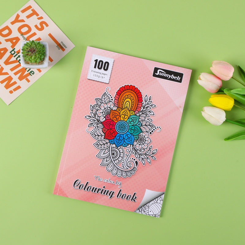 Kids Coloring Book - Secret Garden Watercolor Sketchpad for Early Learning