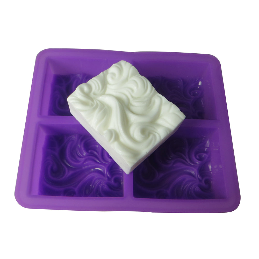 Handmade Soap Mold - European Style Silicone Spray Mold for Crafts - Purple