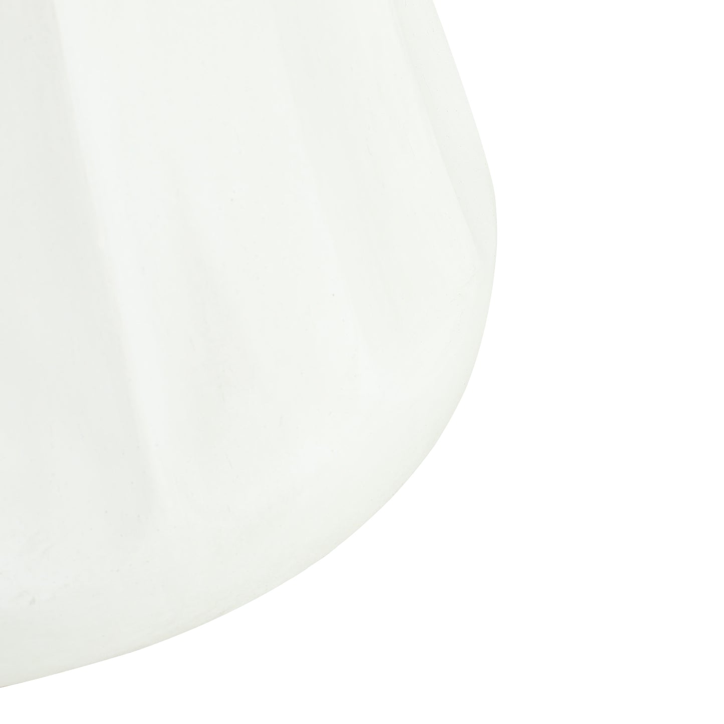 Outdoor Round Concrete Side Table - Antique White