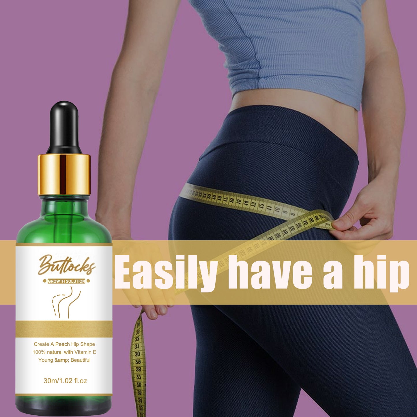 Firming Essential Oil for Buttocks 30ml - Tighten & Smooth Skin