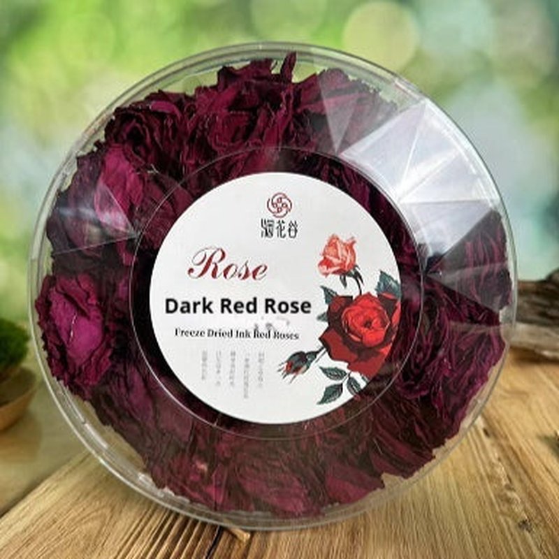Freeze-Dried Dianhong Rose Petals, 60g