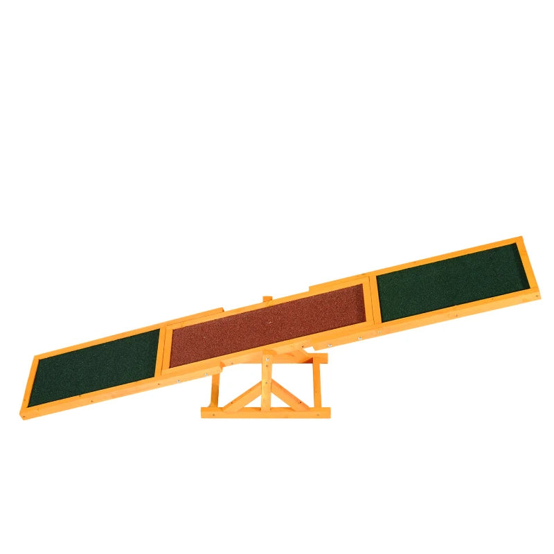 Dog Agility Seesaw for Outdoor Training and Exercise - Wooden Balance Platform