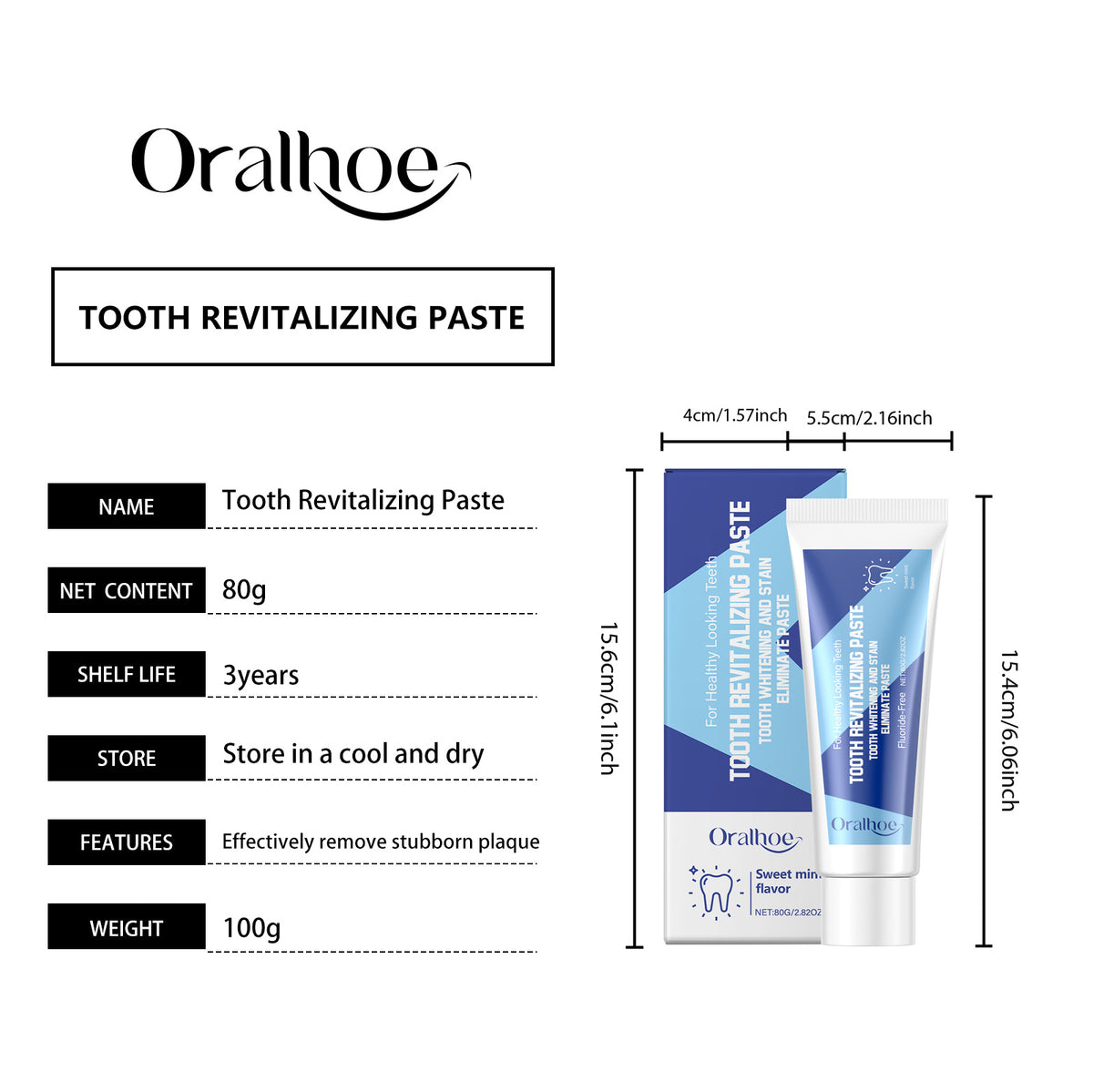 Deep Cleaning Toothpaste - Whitening, 80g