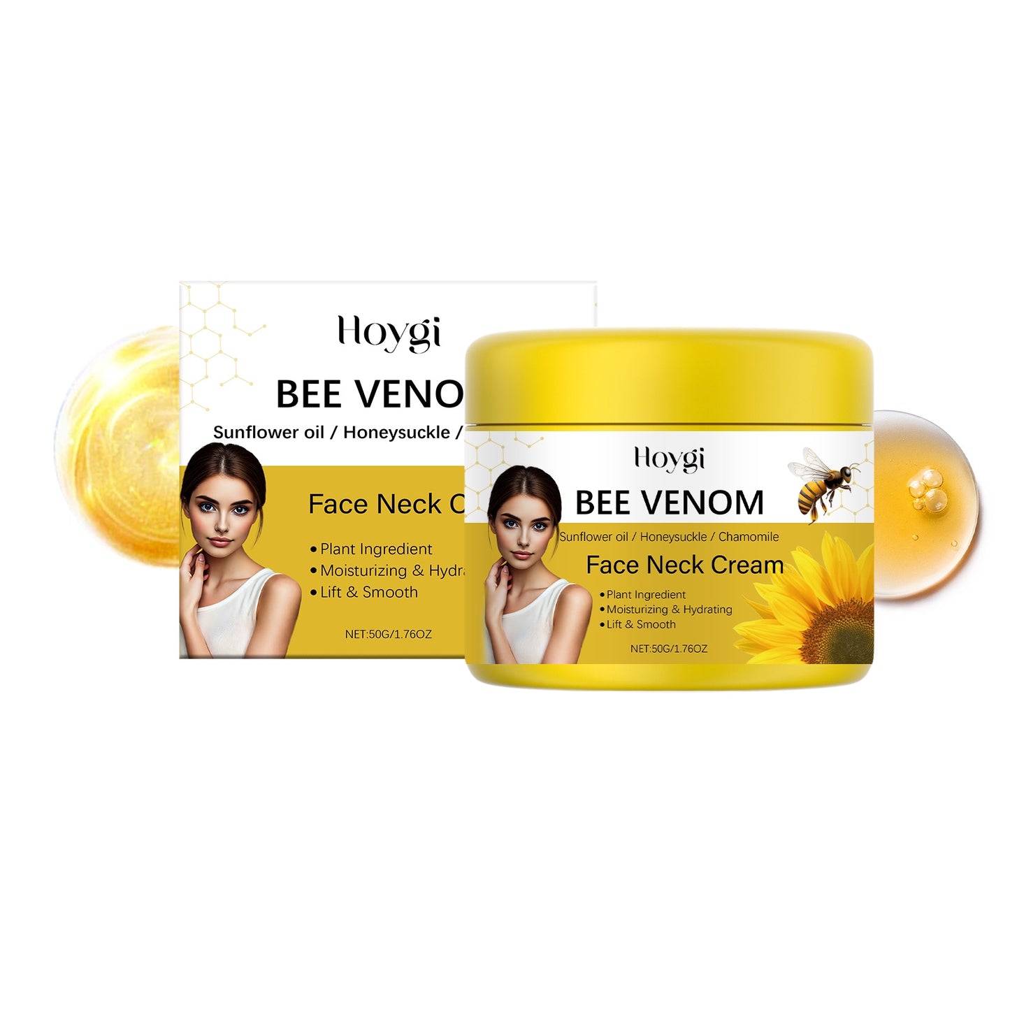 Moisturizing Facial and Neck Cream - 50g Hydrating Skin Care for All Skin Types