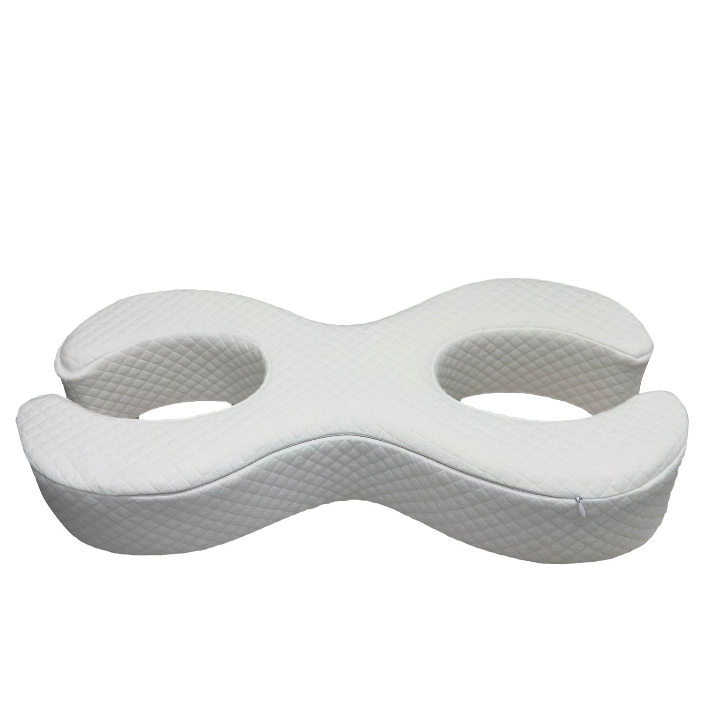 Reclining Memory Foam Pillow for Salon & Cervical Support - White